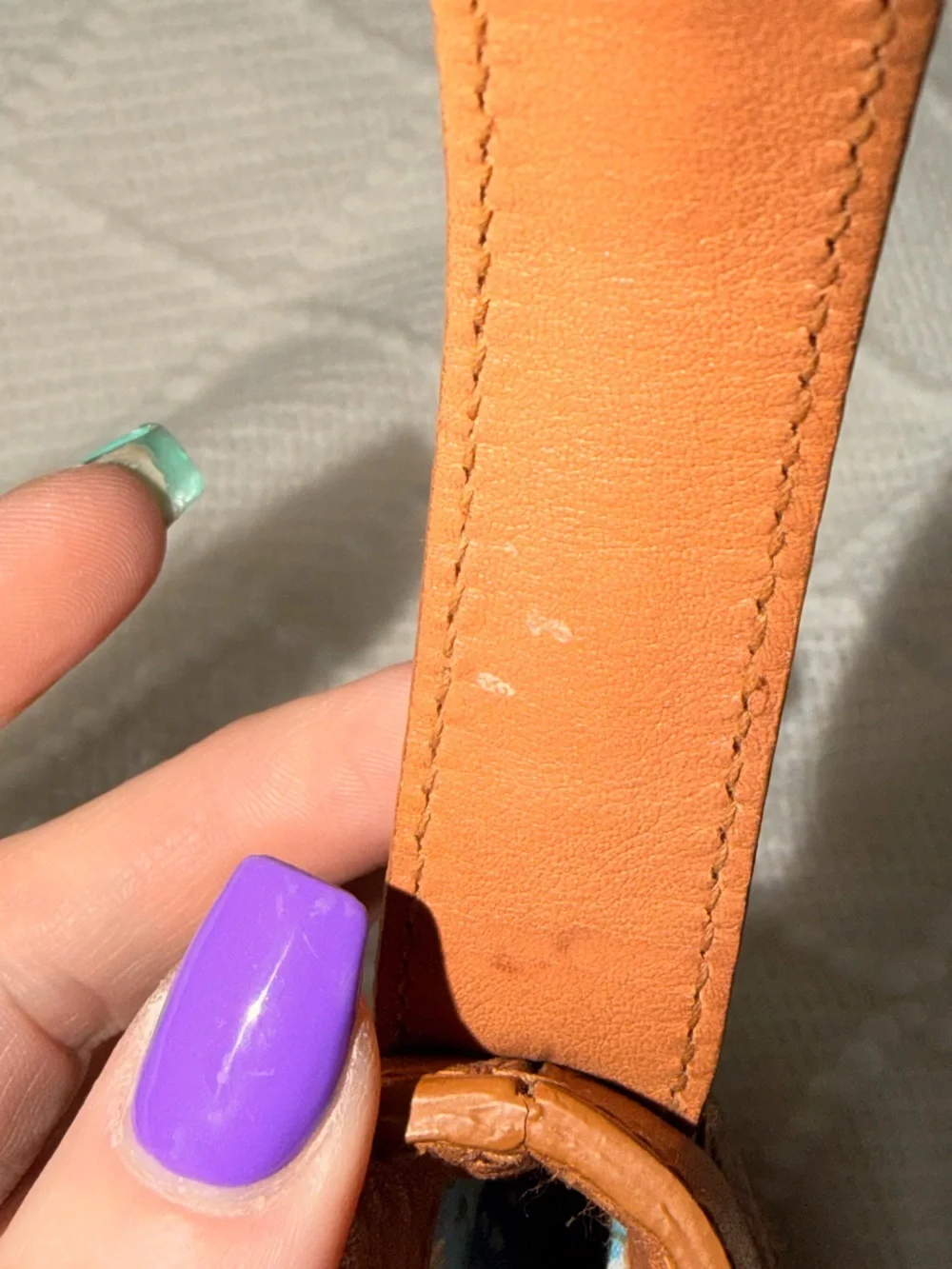 Vintage Y2K Cole Haan Straw Leather Shoulder Bag